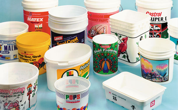 Pails & Buckets printed on Desco equipment